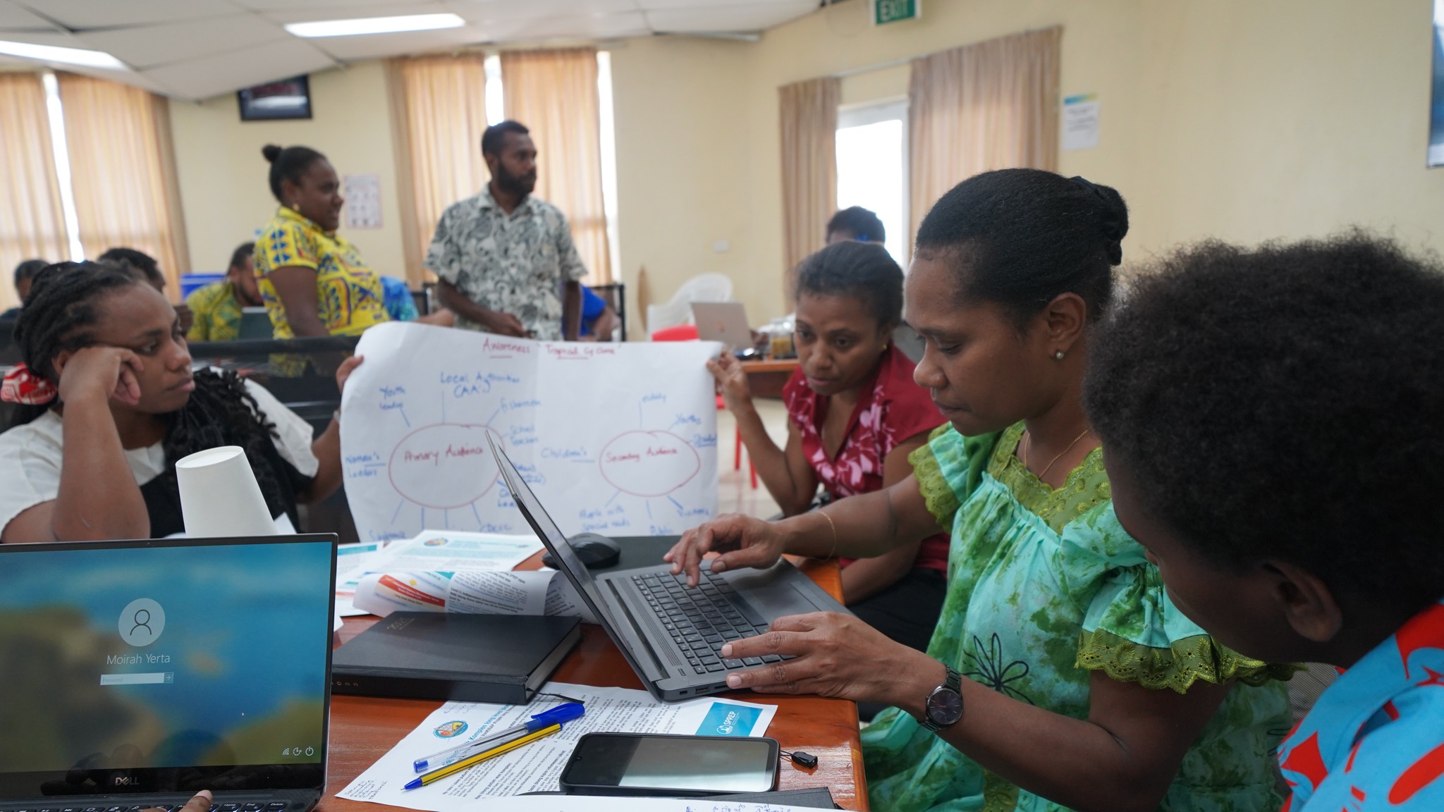 The Vanuatu Comms training