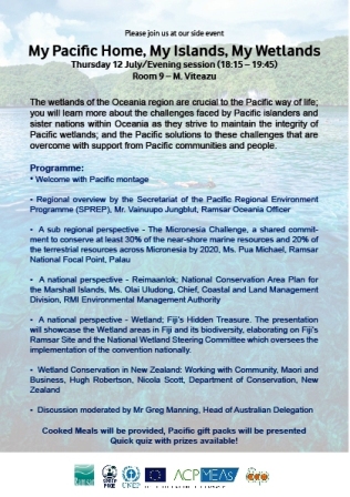 Oceania side event