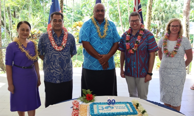 SPREP hosting the Australian delegation.