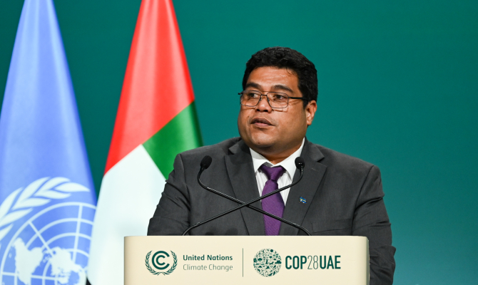 Mr Reagan Moses of Nauru 