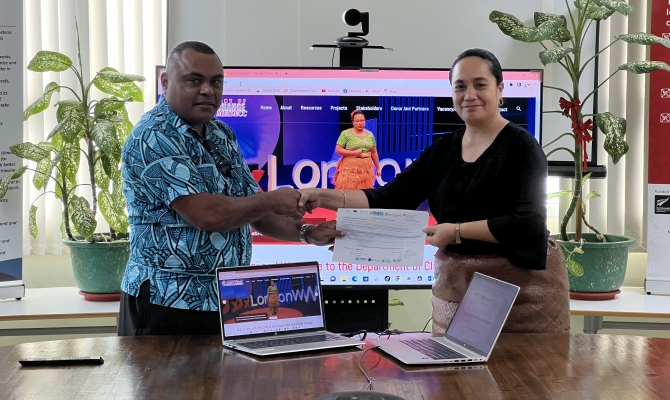 The PACRES team in Tonga 