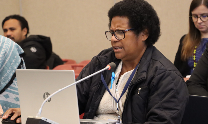 Roselyn Bue of Vanuatu
