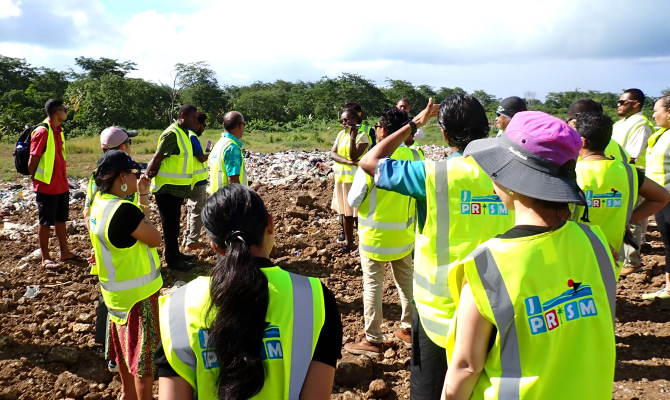 The Tafaigata landfill site visit 