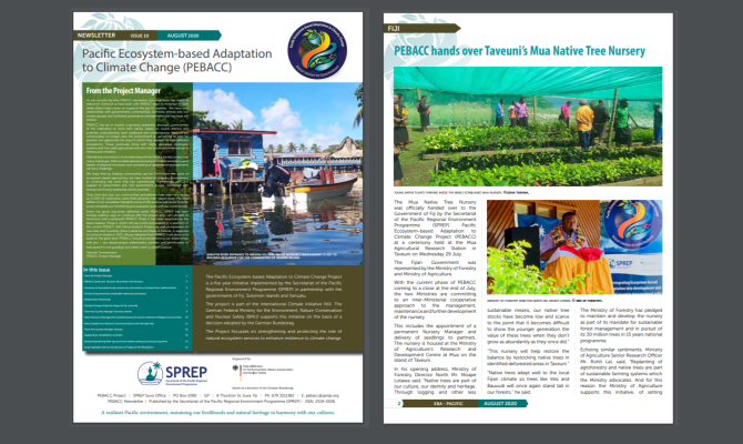 PEBACC Newsletter