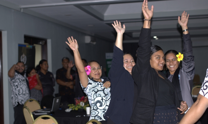 The pre-PMC Media training in Port Vila. 