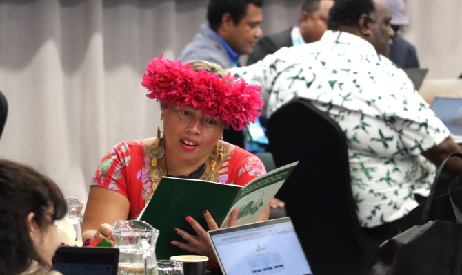 The opening of the Regional Loss and Damage Dialogue Samoa