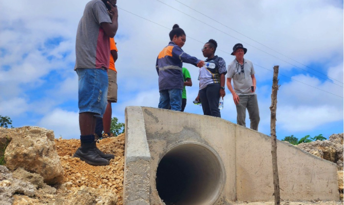 The launch of the New Road Design Guide in Vanuatu
