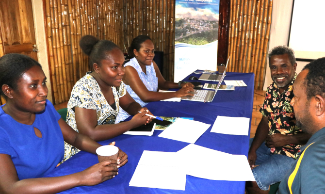 The work in the Solomon Islands.