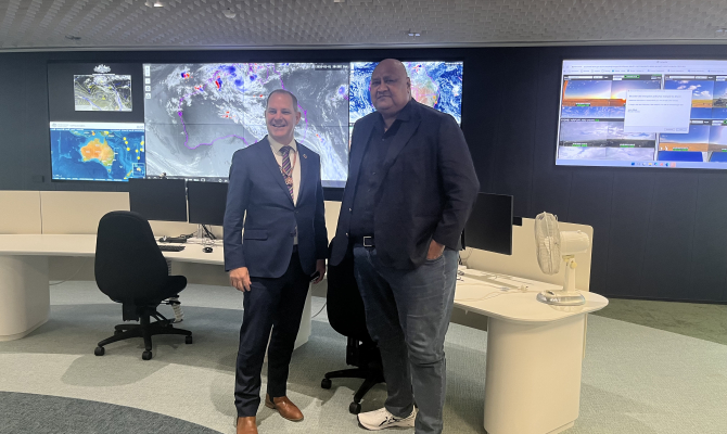 Dr. Stuart Minchin and Mr. Sefanaia Nawadra
