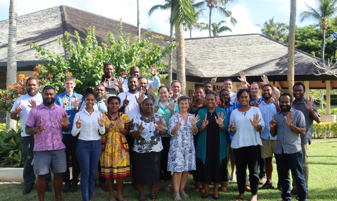 The training in Vanuatu 