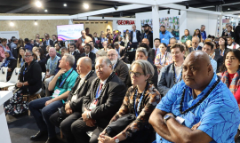 The opening of the Moana Pacific Pavilion at COP29. 