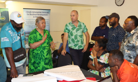 Group work during Communications training 