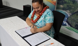 Signing document 