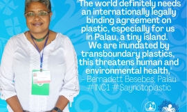 Bernadette Besebes of Palau 