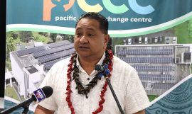 Samoa’s Minister of Finance, Honourable Lautimuia Afoa Uelese Vaa