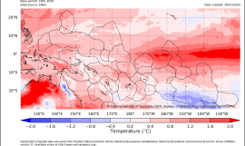 Western Pacific surface air temperature 