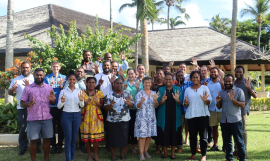 The training in Vanuatu 