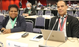 Vanuatu Minister Ralph Regenvanu 