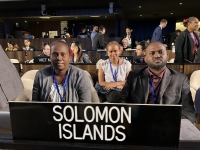 Solomon Island Delegation at INC2 