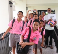 Some of the students who attended the Open Day 
