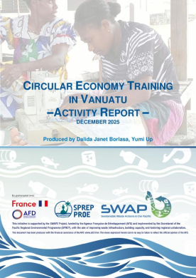Circular Economy training Vanuatu activity report
