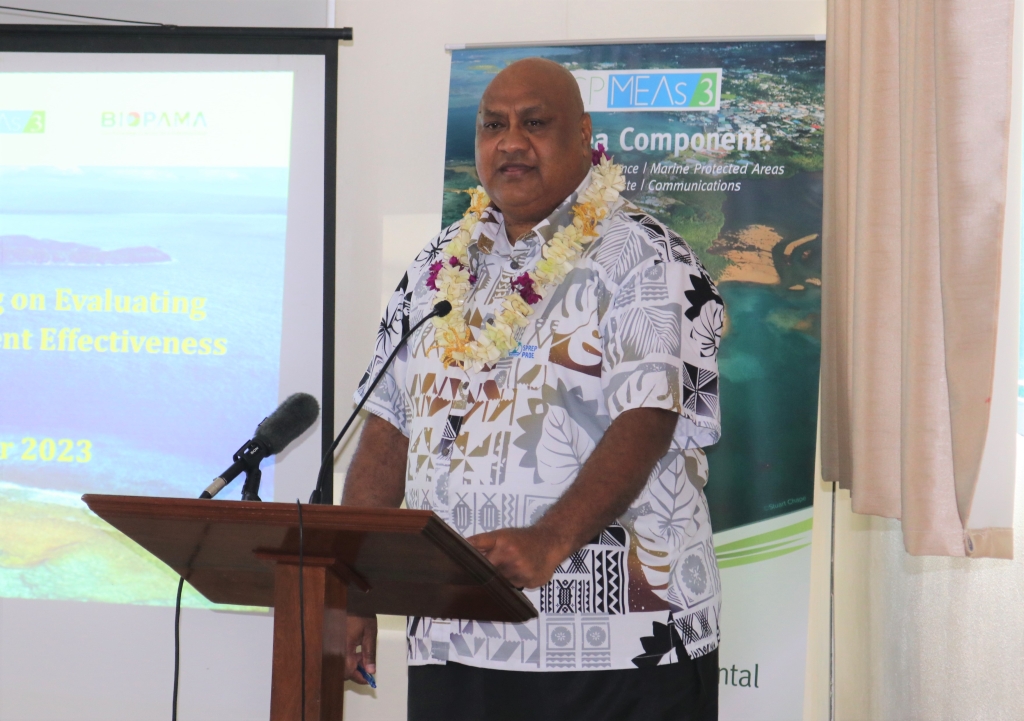 Director General of SPREP, Mr Sefanaia Nawadra.