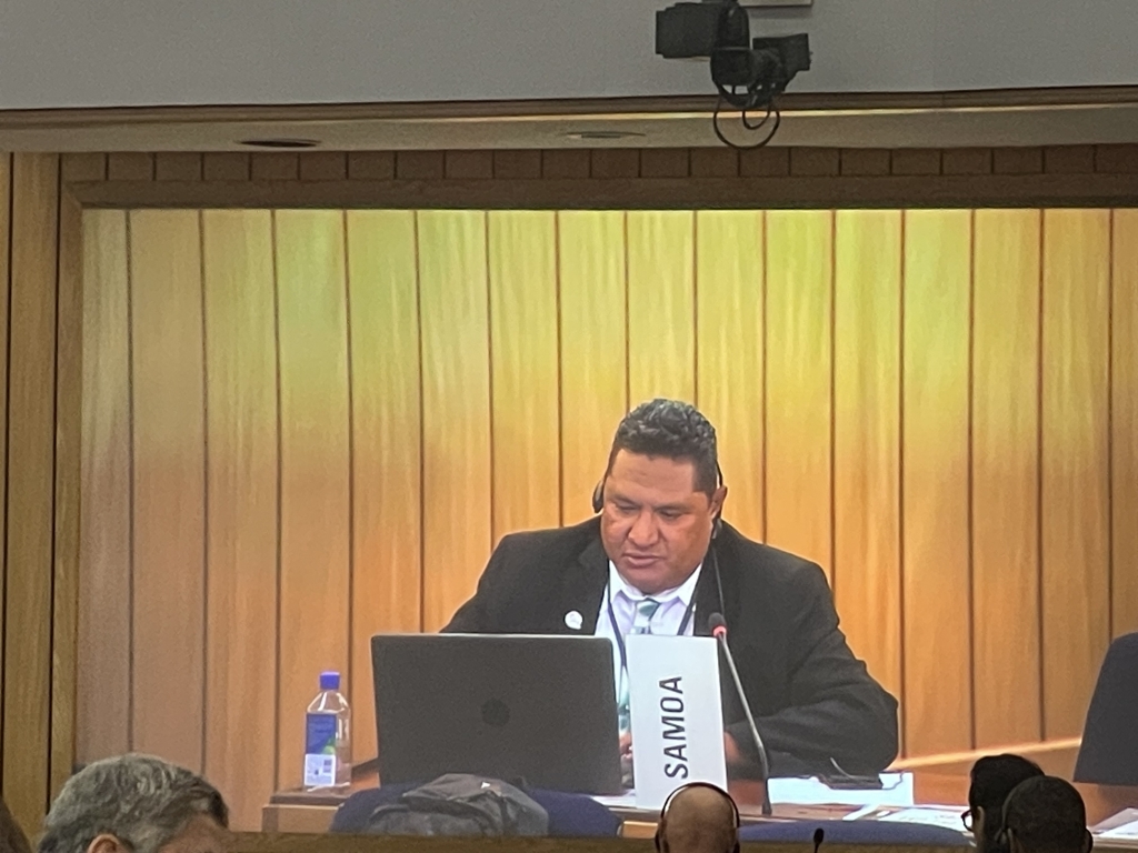 Samoa at the conference in London