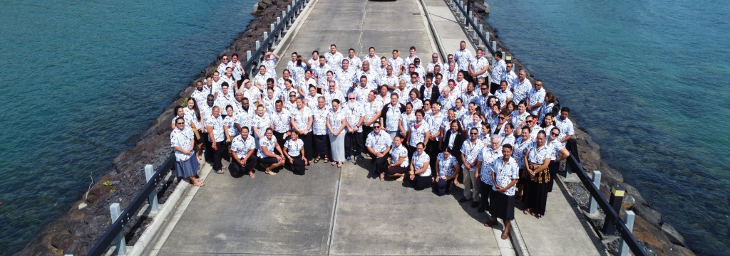 Group picture of SPREP Staff at 31st SPREP Meeting of Officials