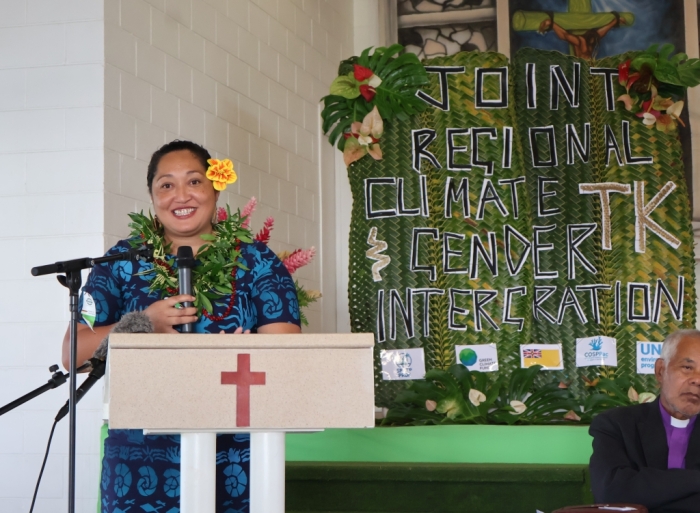Ms. Siosinamele Lui, COSPPac 3 Project Traditional Knowledge Adviser